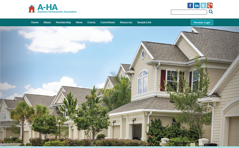 Homeowners Association Website Template